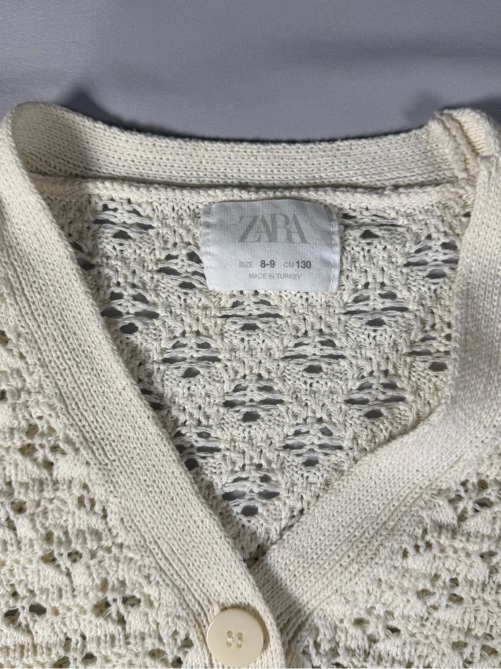 Zara cropped crochet